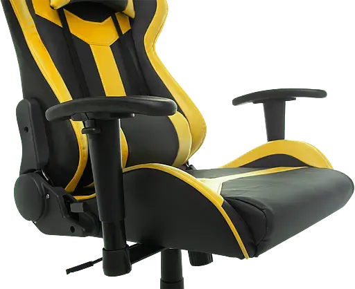 Геймерское кресло GT Racer черное с желтым (X-2527 Black/Yellow) - фото 8