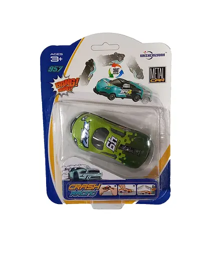 Машинка "Улетное сальто" KZ957-114A, на блистере (6902241802709) Зеленый - фото 1