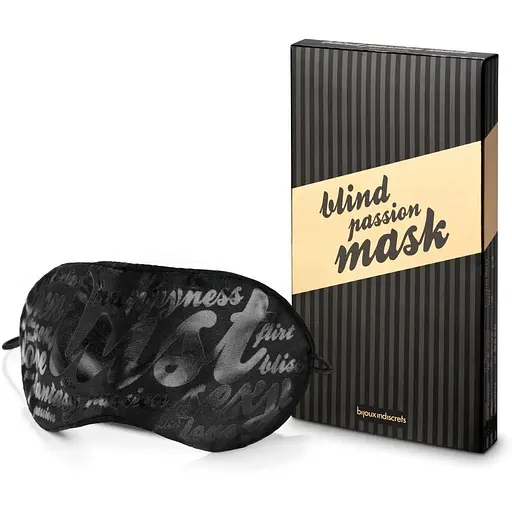 Маска нежная на глаза Bijoux Indiscrets - Blind Passion Mask в подарочной упаковке
