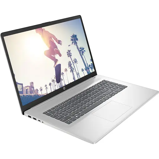 Ноутбук Office HP 17-cn3001nq 17.3", Intel Core i5-1334U, 16 GB RAM, 1 TB SSD, Intel Iris Xe, DOS, сріблястий - фото 2