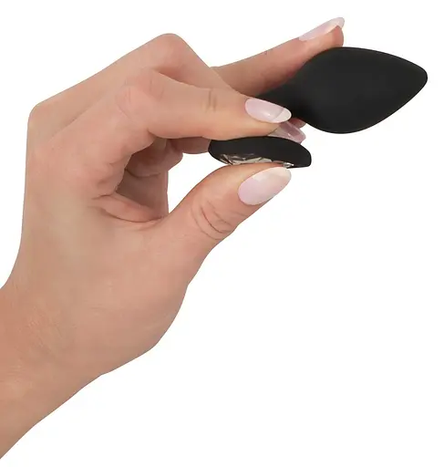 Анальная пробка Silicone Butt Plug 7.3 см (черный) - фото 7