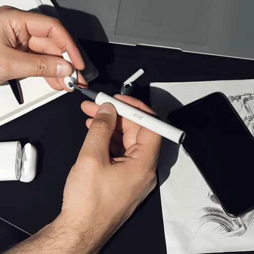 Очисний набір 2E для навушників 3в1, біло-сірий - фото 10