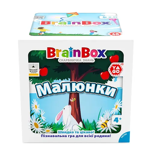 Карткова гра Brainbox "Малюнки" Yago BZZBRPI01UA 55 карток 1 гральний кубик - фото 3