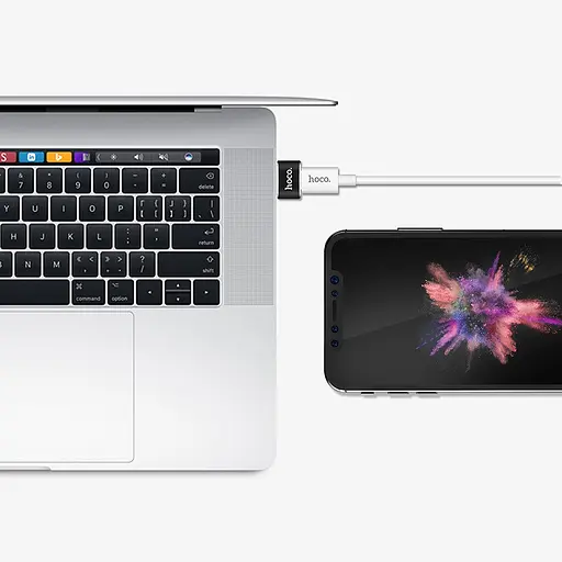 Перехідник Hoco UA6 OTG USB to Type-C Чорний - фото 5