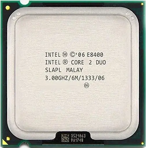 Процессор intel Core 2 Duo E8400 LGA775 3.0 GHz, 65W Б/У