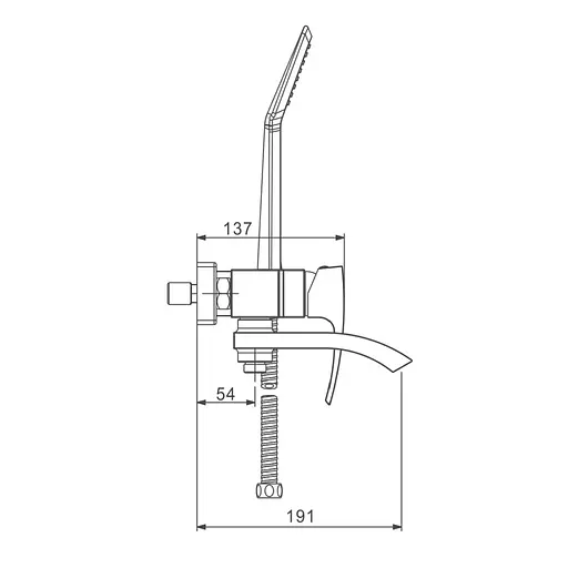Смеситель для ванны Gappo G3207-3 Золотой - фото 7