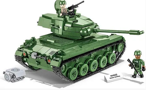 Конструктор COBI M41A3 Walker Bulldog — Американський танк 625 деталей - фото 3