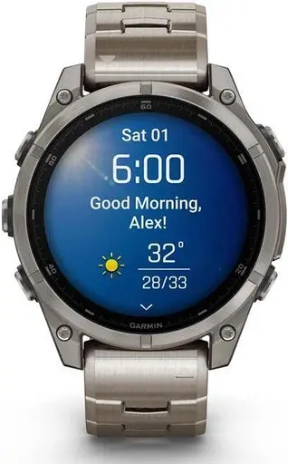 Смарт-годинник Garmin Fenix 8 47mm AMOLED Sapphire Titanium with Vented Titanium Bracelet (010-02904-40) - фото 10
