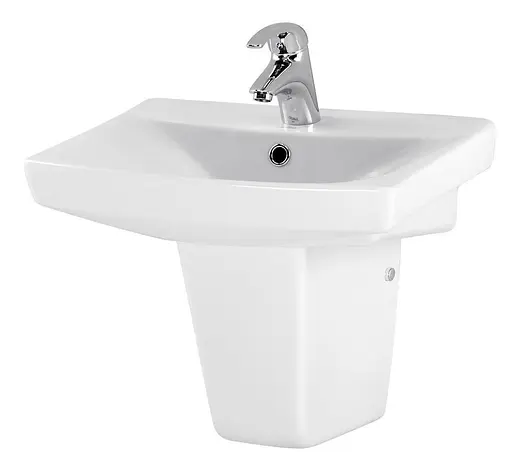 Умывальник мебельный Cersanit Carina 50 см с отверстием Белый K31-004 30412 - фото 5