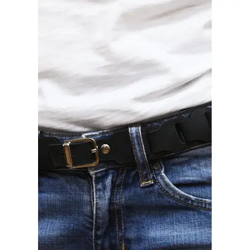 Женский кожаный бохо-ремень BlankNot Crazy Horse черный  - фото 5