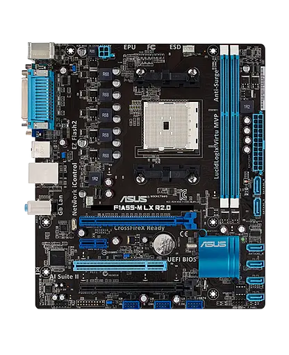 Материнська плата Asus F1A55-M LX R2.0 Socket FM1 (F1A55-M LX R2.0) Б/В
