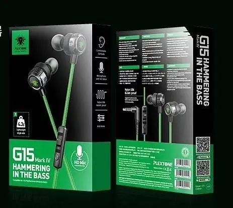 Дротові ігрові навушники Plextone G15 з мікрофоном для ПК та телефону - фото 2