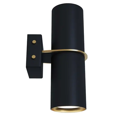 Настінне бра BINO 2S, PikArt арт. 28680 Золотистий/чорний - фото 1