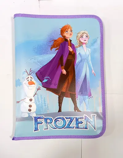 Папка А4 на змійці 331 "Мультики" (6933586124560) Крижане серце Бузковий - фото 1