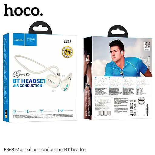 Навушники бездротові вкладки Hoco ES68 білі - фото 4