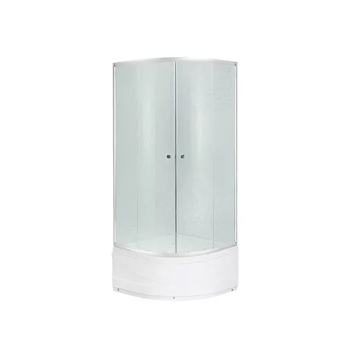 Душевая кабина Kroner KRP Harz - C.T.F. 90x90 см CV029563, хром матовый - фото 1