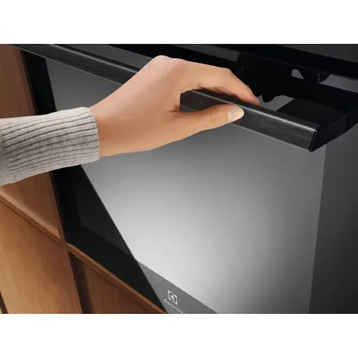 Духовой шкаф электрический Electrolux 72 л A+ пара дисплей конвекция функция пароварки телескопические направляющие черный - фото 4
