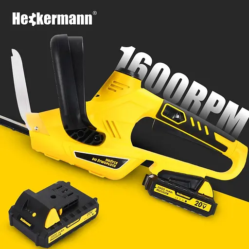 Кущоріз акумуляторний Heckermann AVNZ20 56 см - фото 6