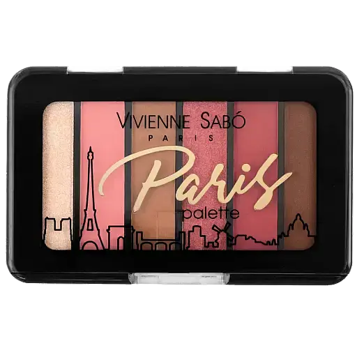 Палетка теней для век Vivienne Sabo Paris 6 цветов №04, 6 г (8000019110840) - фото 4