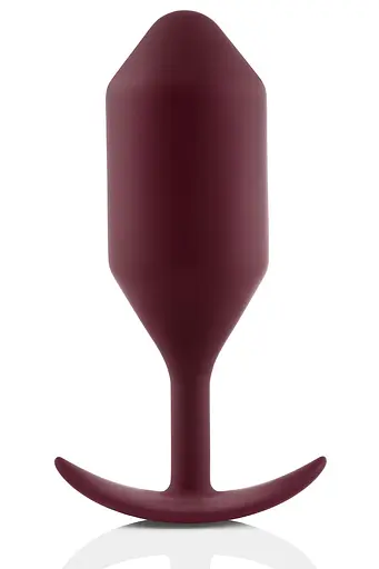 Анальна пробка B-Vibe Snug Plug 5, 16 см (бордовий)