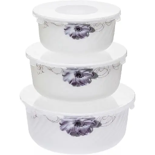 Набор салатников Lumines фиалка 3шт. (000013729) - фото 1