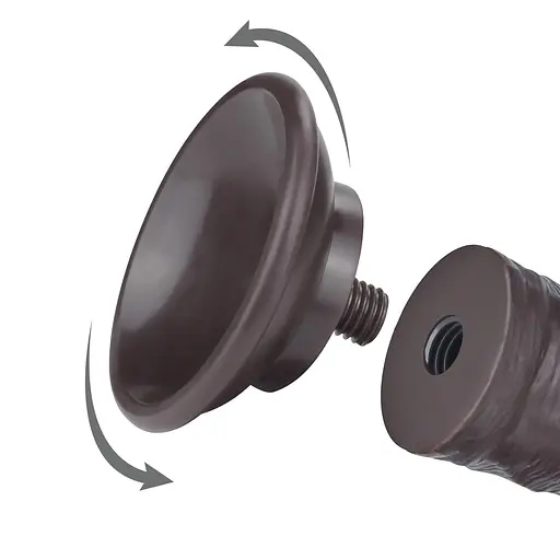 Фаллоимитатор с присоской Lovetoy Sliding-skin Dong 20 см черный - фото 6