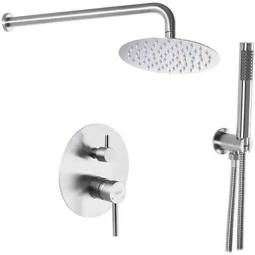 Душова система прихованого монтажу Zerix SUS-003 ZX3170, Нержавіюча сталь - фото 1