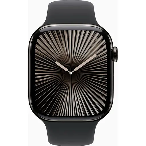 Смарт-часы Apple Watch Series 10 GPS + Cellular 46mm Slate Titanium Case w. Black Sport Band - M/L MWYE3 - фото 2