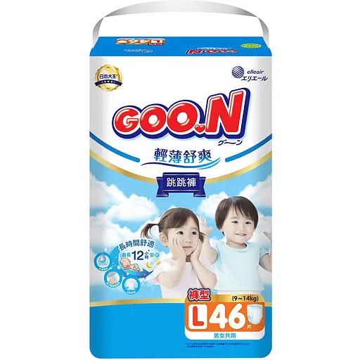 Трусики-подгузники Goo.N Slim & Comfortable Размер 4(L) (9-14кг) 46 шт. - фото 1