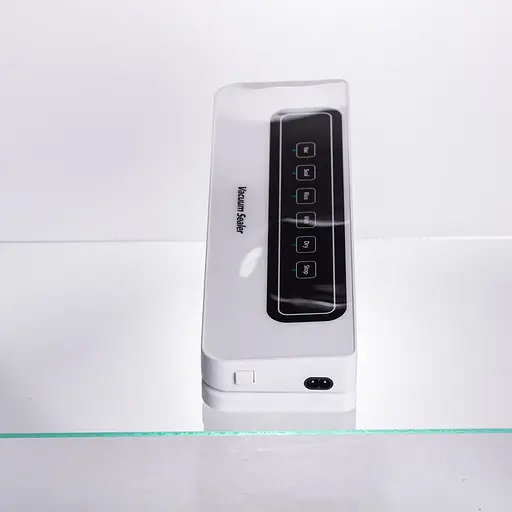 Вакууматор побутовий Yiwu для сухих та вологих продуктів 120 Вт вакуумний пакувальник 5 режимів роботи + 10 пакетів Білий HP-11-18 - фото 9