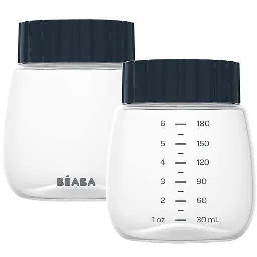 Набор бутылок Beaba для сбора и хранения грудного молока для двойного и одинарного отсоса 180 мл 2 шт. (911740)