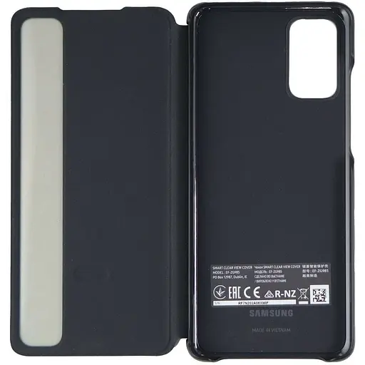 Оригінальний чохол-книжка S-View Clear View Cover Official для Samsung Galaxy S20 Plus 5G Чорний EF-ZG985CBEGRU - фото 3