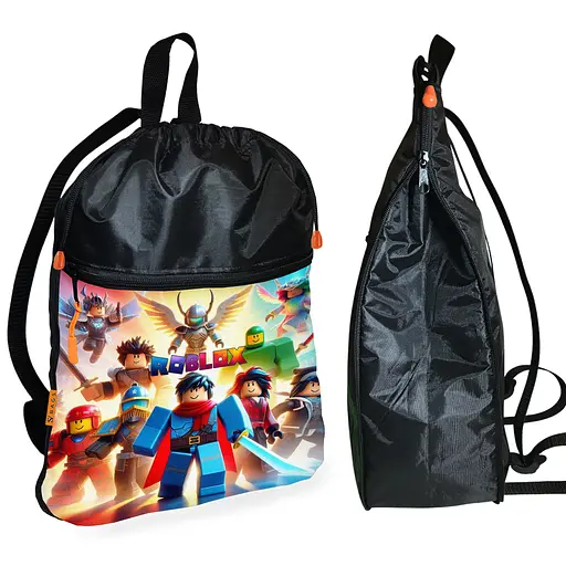 Шкільний рюкзак дитячий Роблокс / Roblox + Сумка для взуття спортивної форми рюкзак-мішок хлопчикові (01834) - фото 2