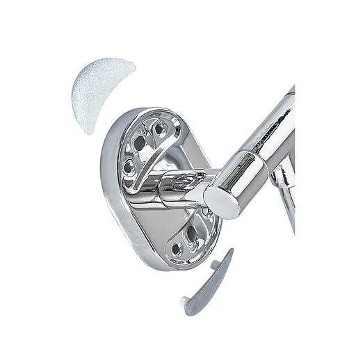 Тримач для рушника поворотний Zerix AFB-0113 ZX5045 3 планки Хром - фото 2