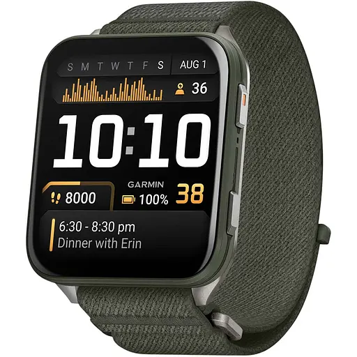 Смарт-часы Garmin Venu X1 Moss with Titanium Caseback and Moss ComfortFit Nylon Band (010-02980-01) [138713]
