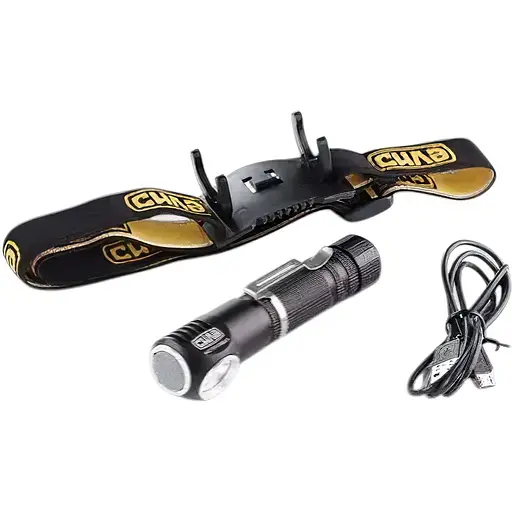 Фонарь ручной/налобный Сила Ом аккумулятор Li-ion 18650 3.7V 2200 mAh - фото 1