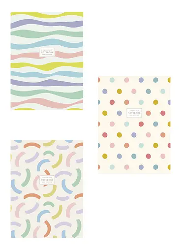 Комплект 3 шт загальних зошитів. Зошит Школярик А4 80 арк. у лінію 5229 4823088240849 - фото 1