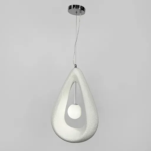 Гіпсовий світильник у білому кольорі 34х50 см | Арт. MJ40-330*500 WT | Line F - фото 5