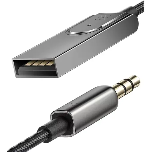 Бездротовий Bluetooth-кабель AUX USB, 3,5 мм, аудіоадаптер для ПК Auto Zuhause, кабель