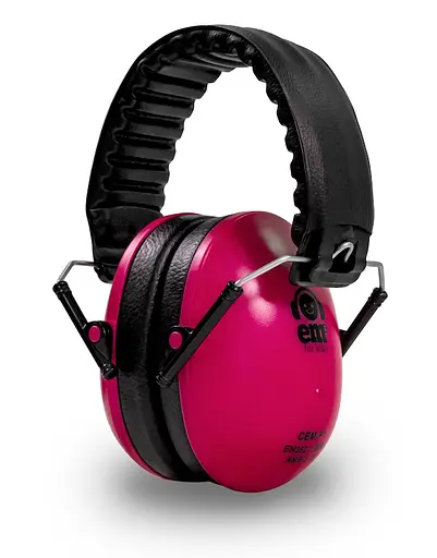 Дитячі навушники протишумні EMS for kids SNR 27 дБ Рожеві (1031-02) - фото 2