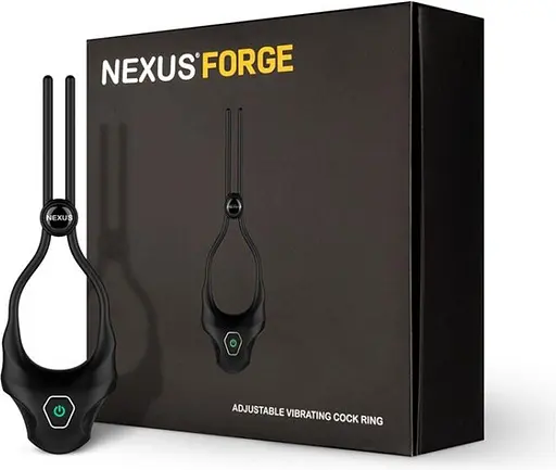 Ерекційне кільце Nexus Forge Vibrating Adjustable Lasso Black - фото 7