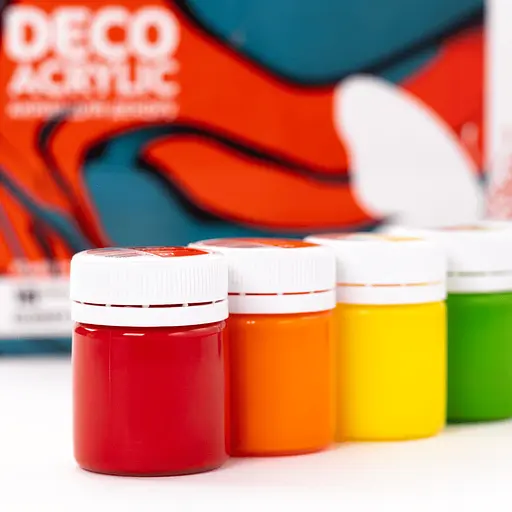 Набір акрилових фарб для декору глянцевий 18×20 мл Rosa Talent - фото 5