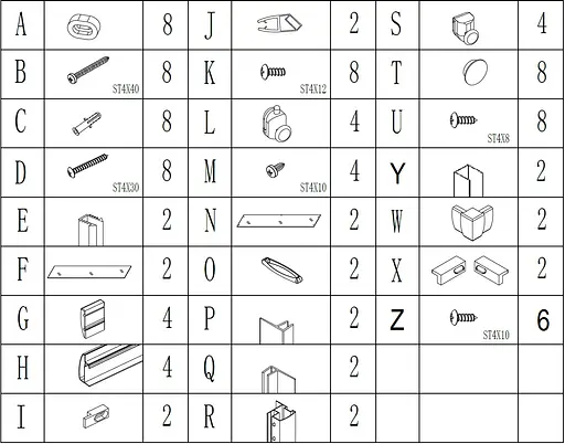 Душова кабіна Bravo квадратна без піддона Odra N90TB.Mosaic 1 уп., Чорний матовий, інтимато - фото 6