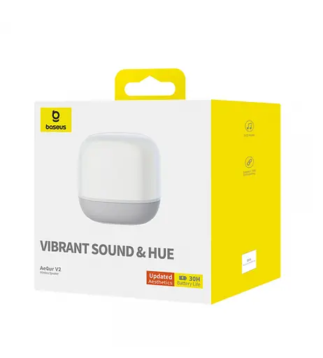 Колонка Baseus AeQur V2 Wireless Speaker Біла A20050500211-00 - фото 3