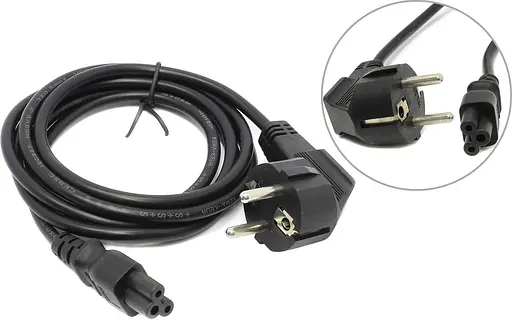 Кабель живлення ATcom CEE 7/7 євровилка IEC C5 мікі маус 3 піна 1.8 м 10119 - фото 4