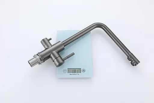 Змішувач для кухні з підключенням до фільтра графітовий "Frosh" Nett FGr-33 Графит - фото 8