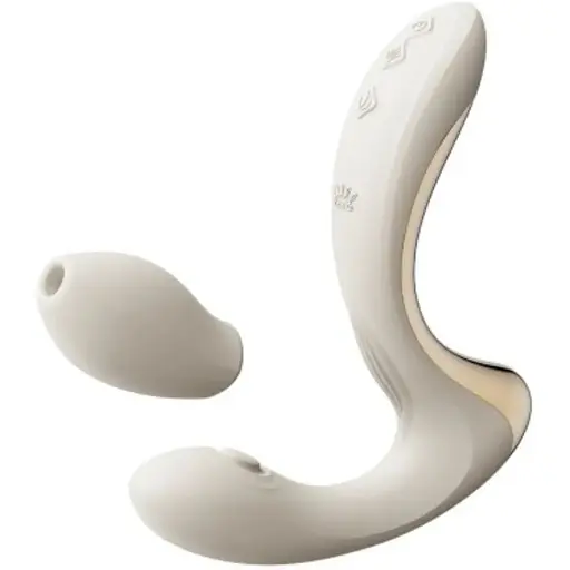 Вібратор Zalo Talis G-Spot PulseWave 14.4 см білий