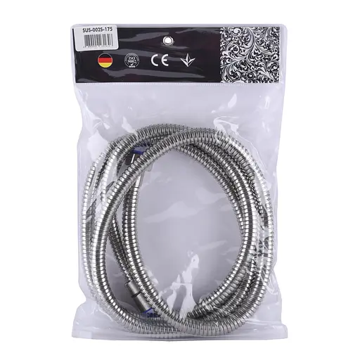 Шланг душовий Globus Lux SUS-002S-175, Хром - фото 1