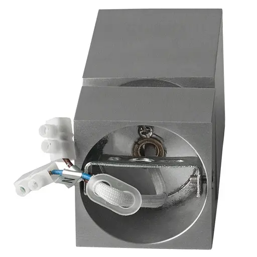 Подсветка тубус Brille накладная поворотная AL-80/1 GU10 Alum IP20 26-812 - фото 3