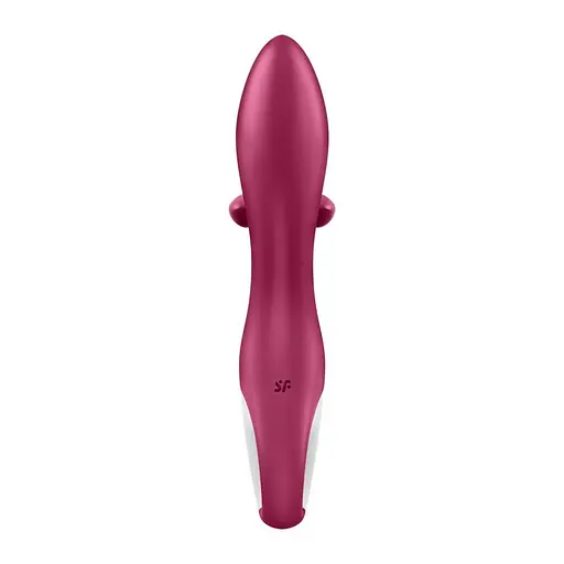 Вібратор-кролик Satisfyer Embrace Me 20.5 см бордовий - фото 4